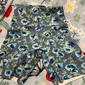 NWOT Aerie Offline Floral Athletic Biker Shorts